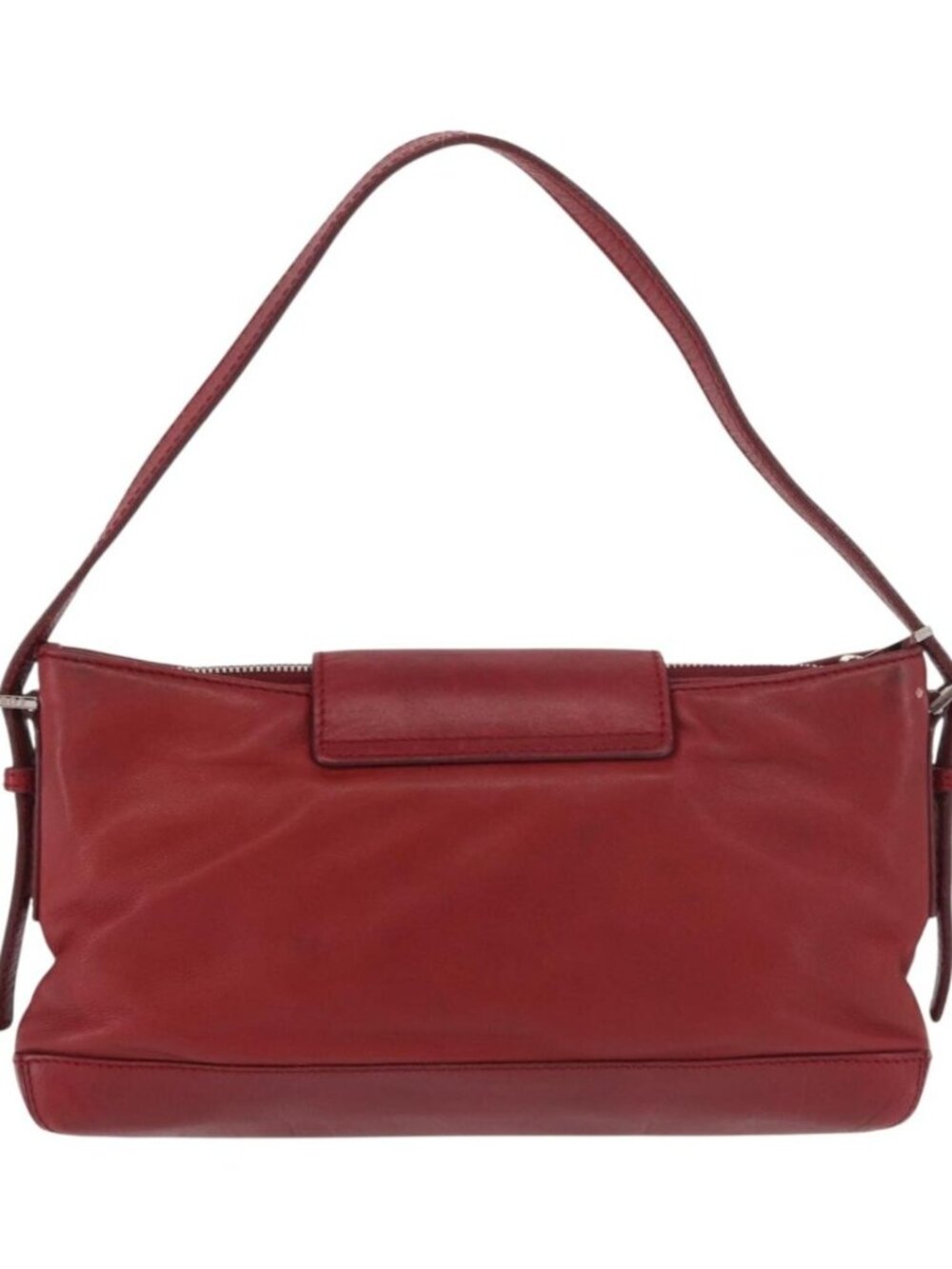 LOEWE Accessory Pouch Leather Red Silver - Picture 2 of 16